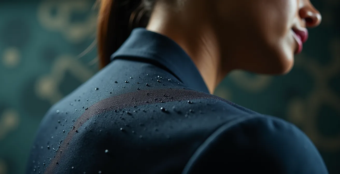 Person carrying invisible weight symbolizing emotional burden of change